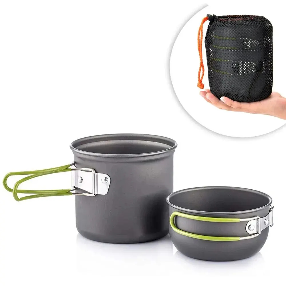 Outdoor Camping Uk - Ultralight Camping Pot Set: Camping Cookware