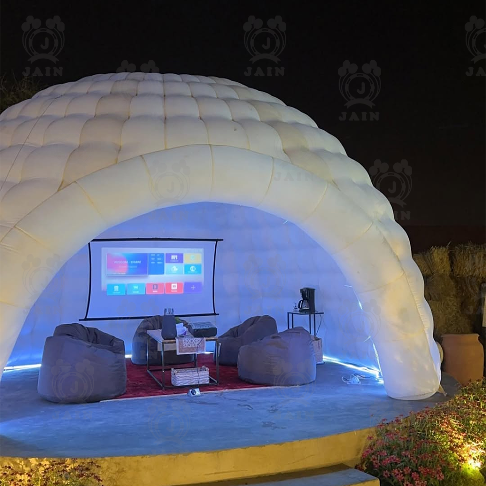 Outdoor Camping Exhibition - Inflatable Igloo Dome Party Tent With