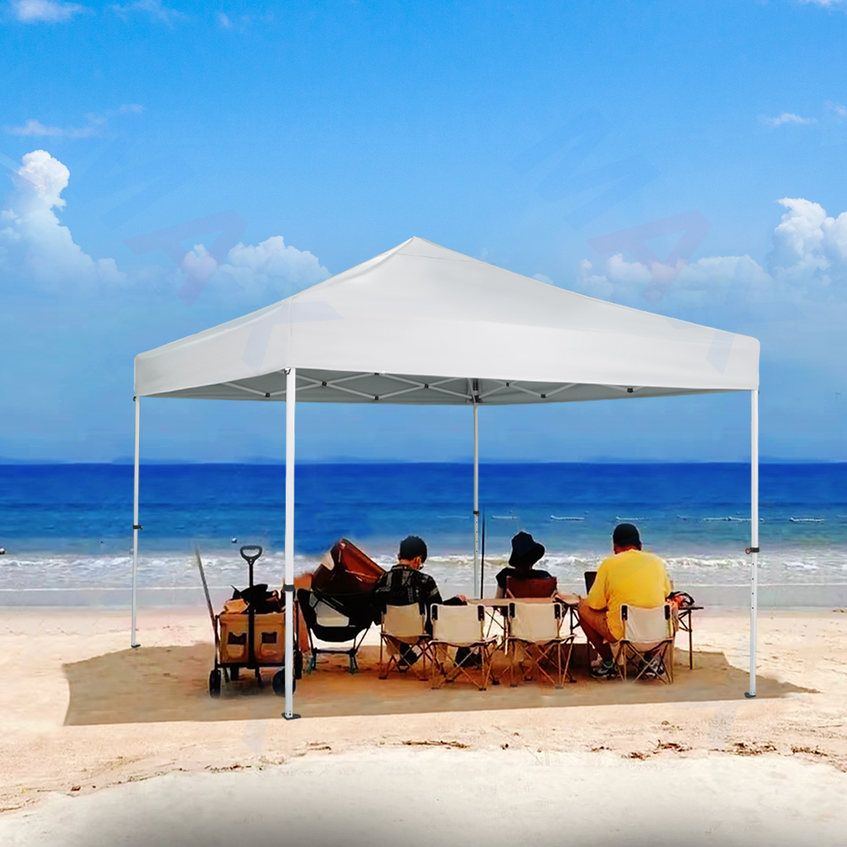 Outdoor Camping Exhibition - Pop up Promotional 210D Fabric Express