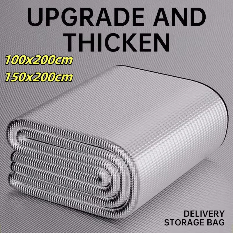 Ultralight Ground Sheet - Waterproof Mat Double-sided Aluminum Film Moisture-Proof