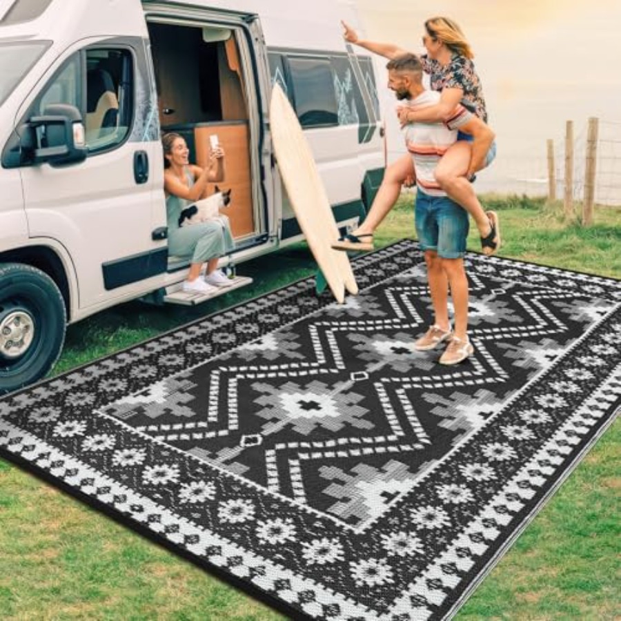 Outdoor Camping Rugs 9X18 - Outdoor Rug 9x18 for Patio Deck