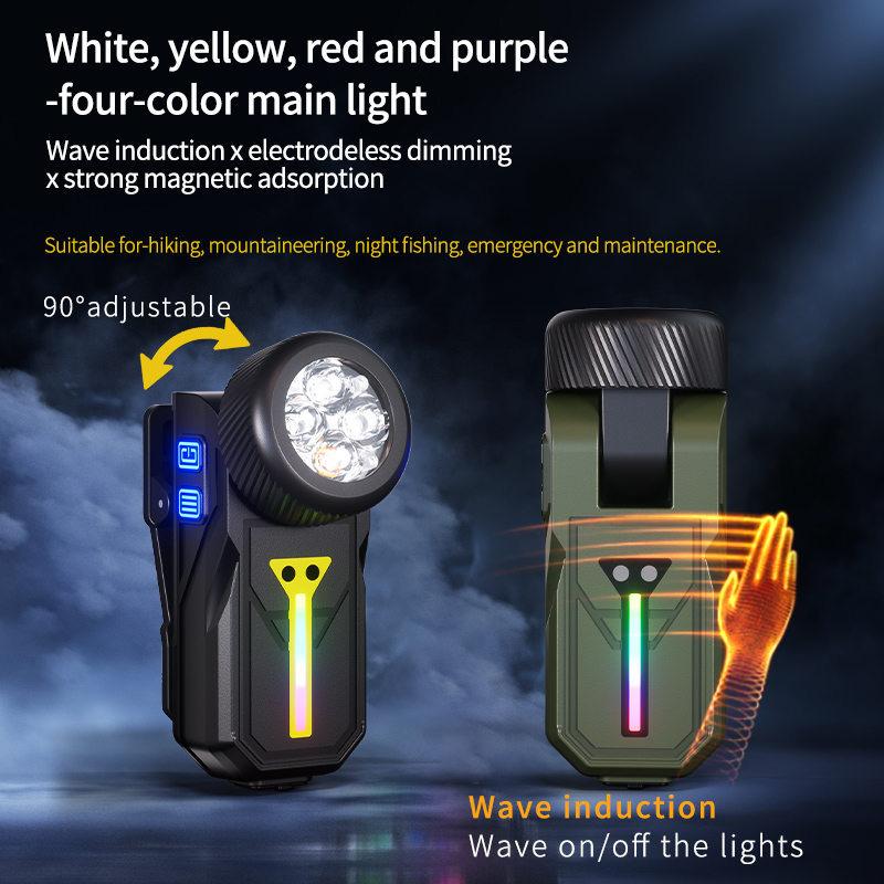 Outdoor Camping Glamping - Multifunctional Mini LED Flashlight Induction Work