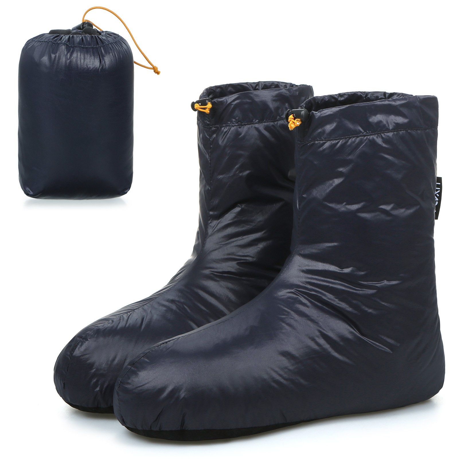 Outdoor Camping Slippers - Lixada Winter Down Booties Socks Warm