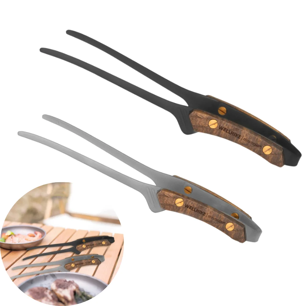Outdoor Camping Kitchen Set - BBQ Grill Barbecue Tong Stainless Steel