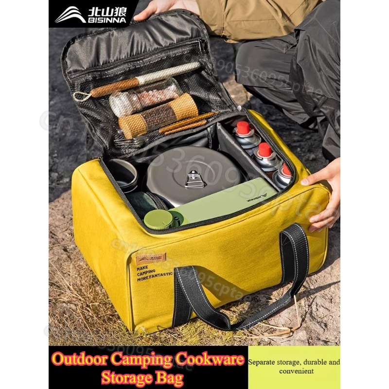 Outdoor Camping Uk - Portable Camping Cookware Set Lightweight Outdoor