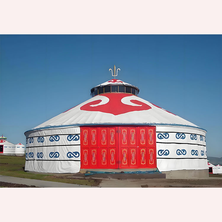 Outdoor Mongolian Tent with PV - Outdoor Camping Exhibition ulasan dan harga
