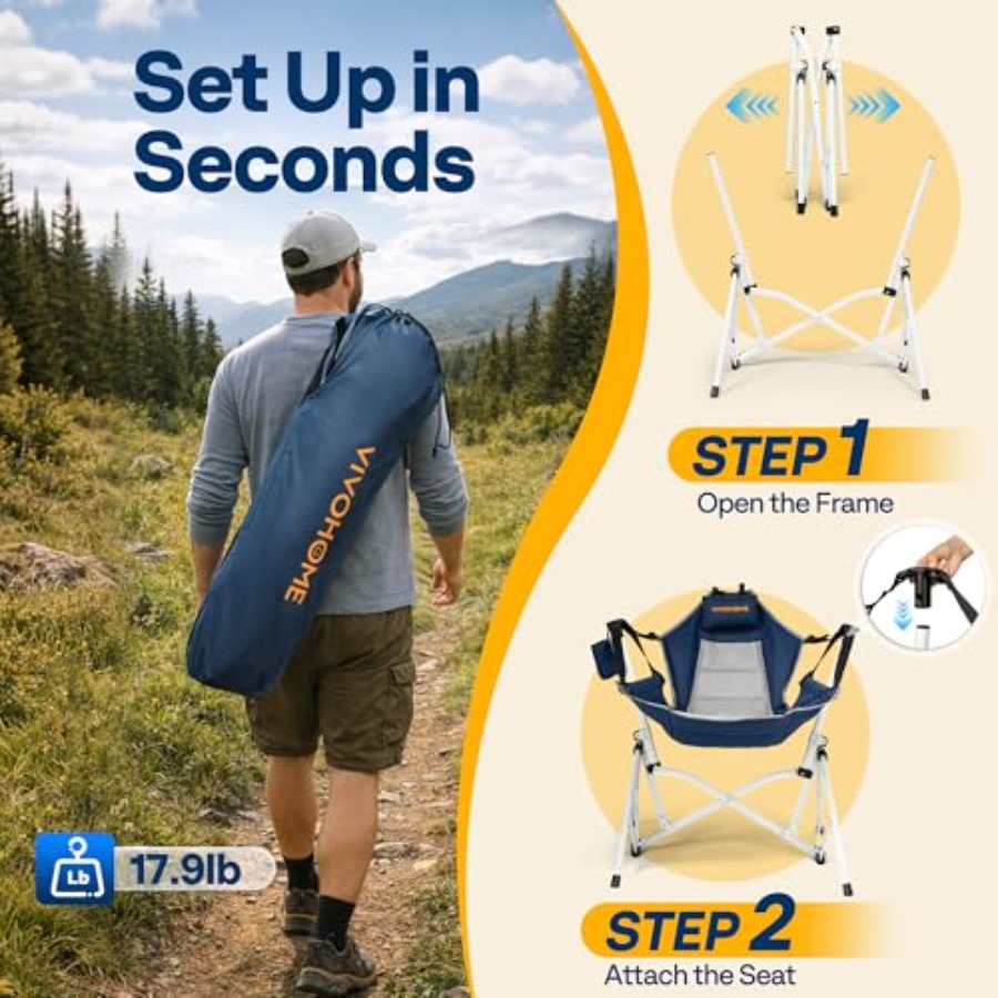 Outdoor camping hammock chair  - Outdoor Camping Rocking Chair ulasan dan harga