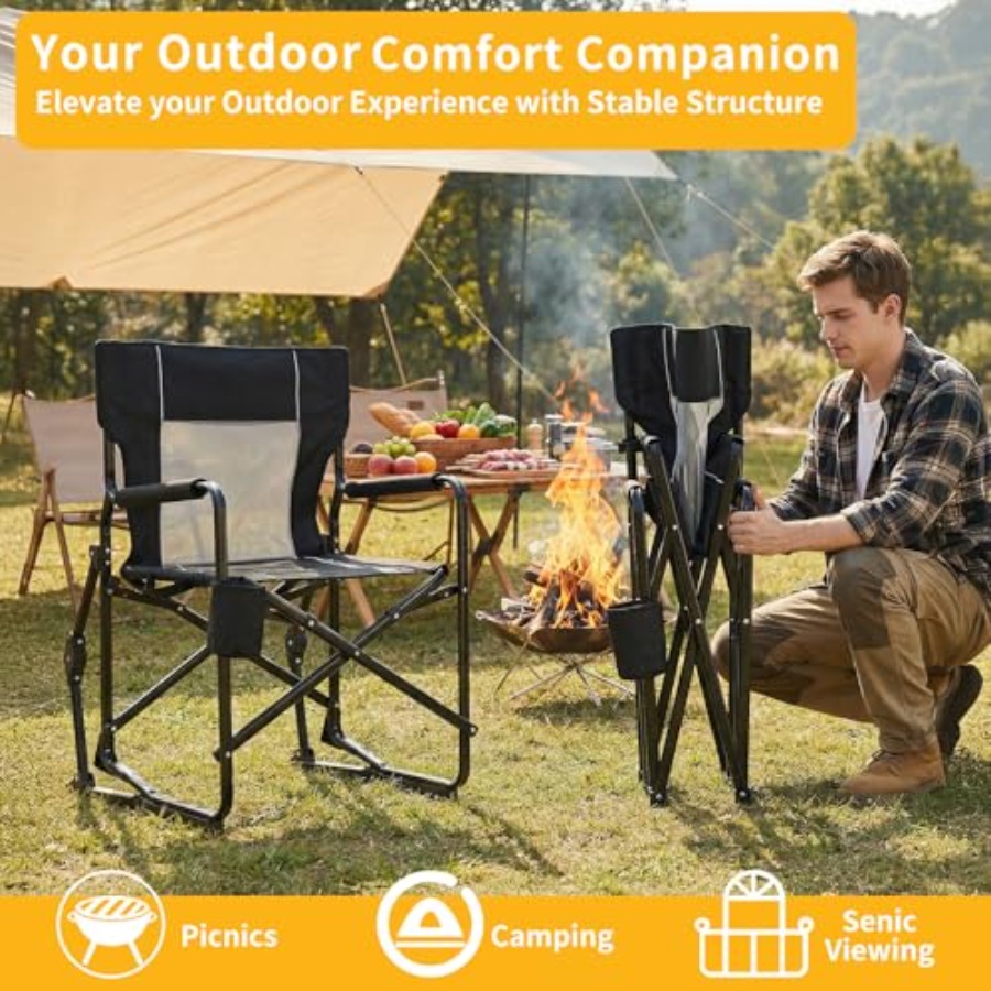 Folding Rocking Chair for Outd - Outdoor Camping Rocking Chair ulasan dan harga