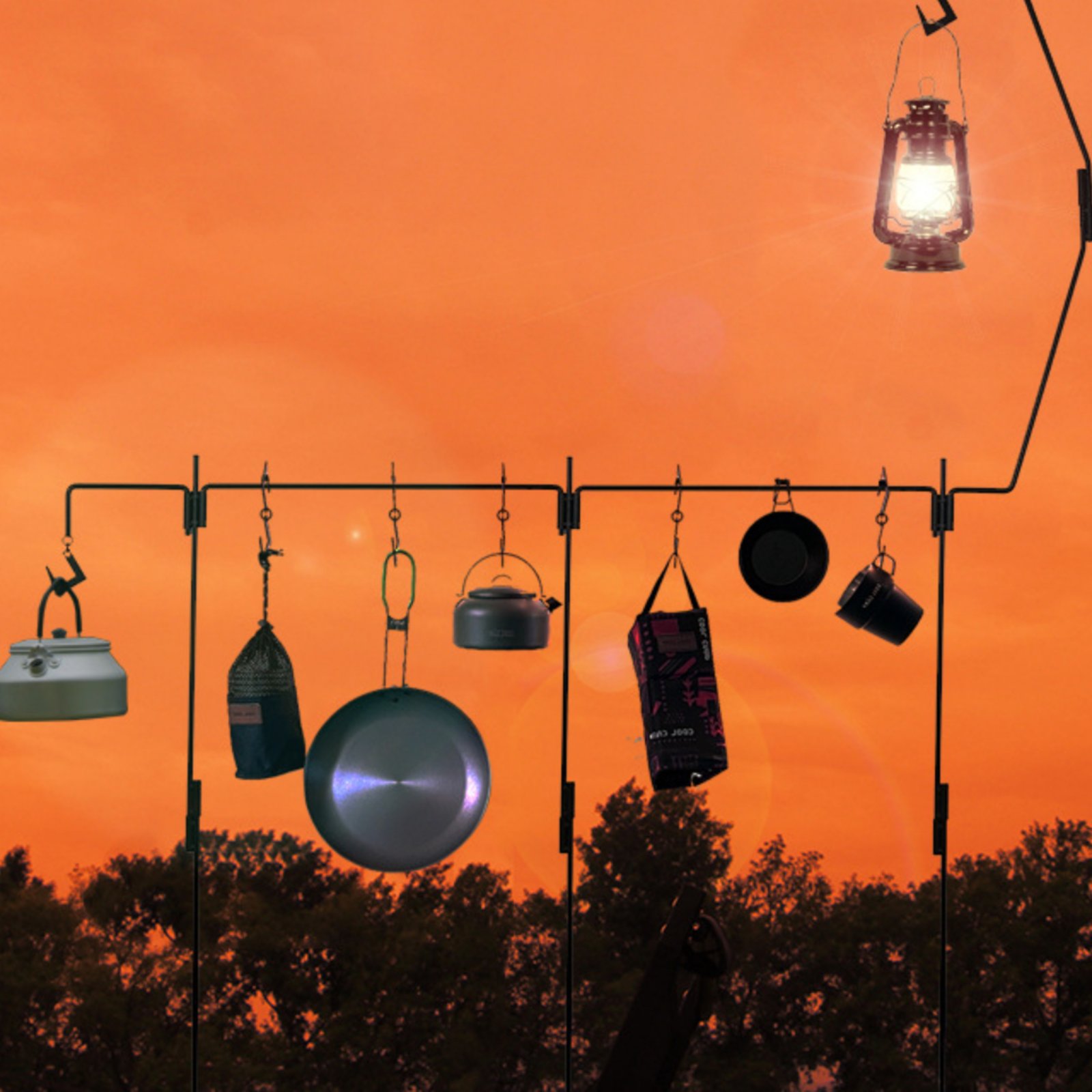 Camping Lantern Stand Detachab - Kitchen Outdoor Camping ulasan dan harga