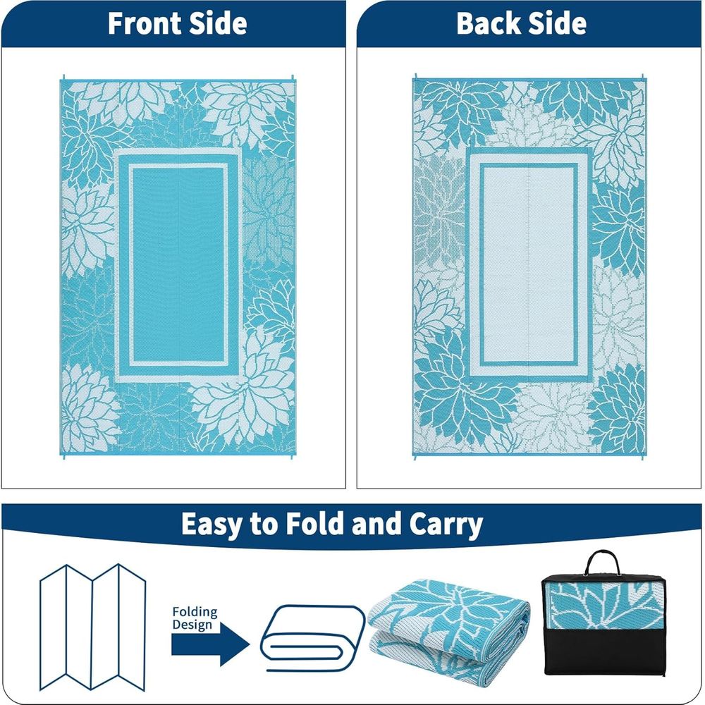 Lightweight 9x18 Outdoor Plast - Outdoor Camping Rugs 9X18 ulasan dan harga