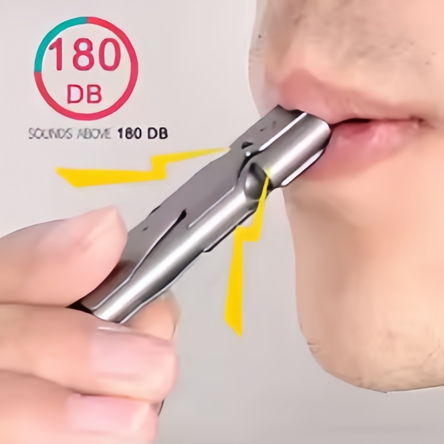 Survival Whistle Keychain Emer - Outdoor Camping Youtube ulasan dan harga