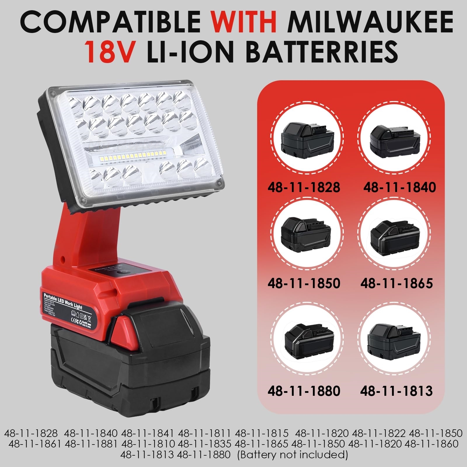 Portable Flashlight Compatible - Outdoor Camping Jobs ulasan dan harga