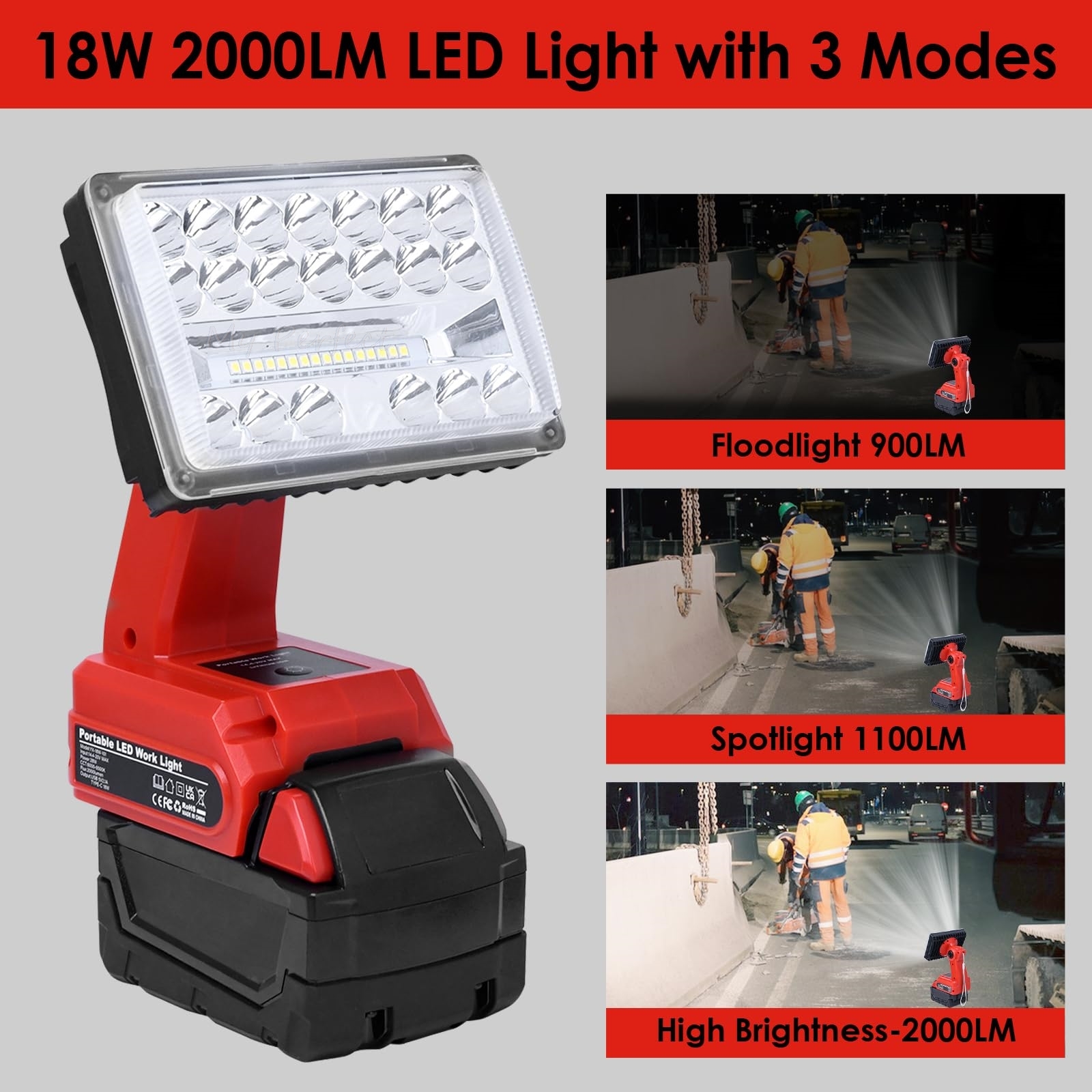 Portable Flashlight Compatible - Outdoor Camping Jobs ulasan dan harga