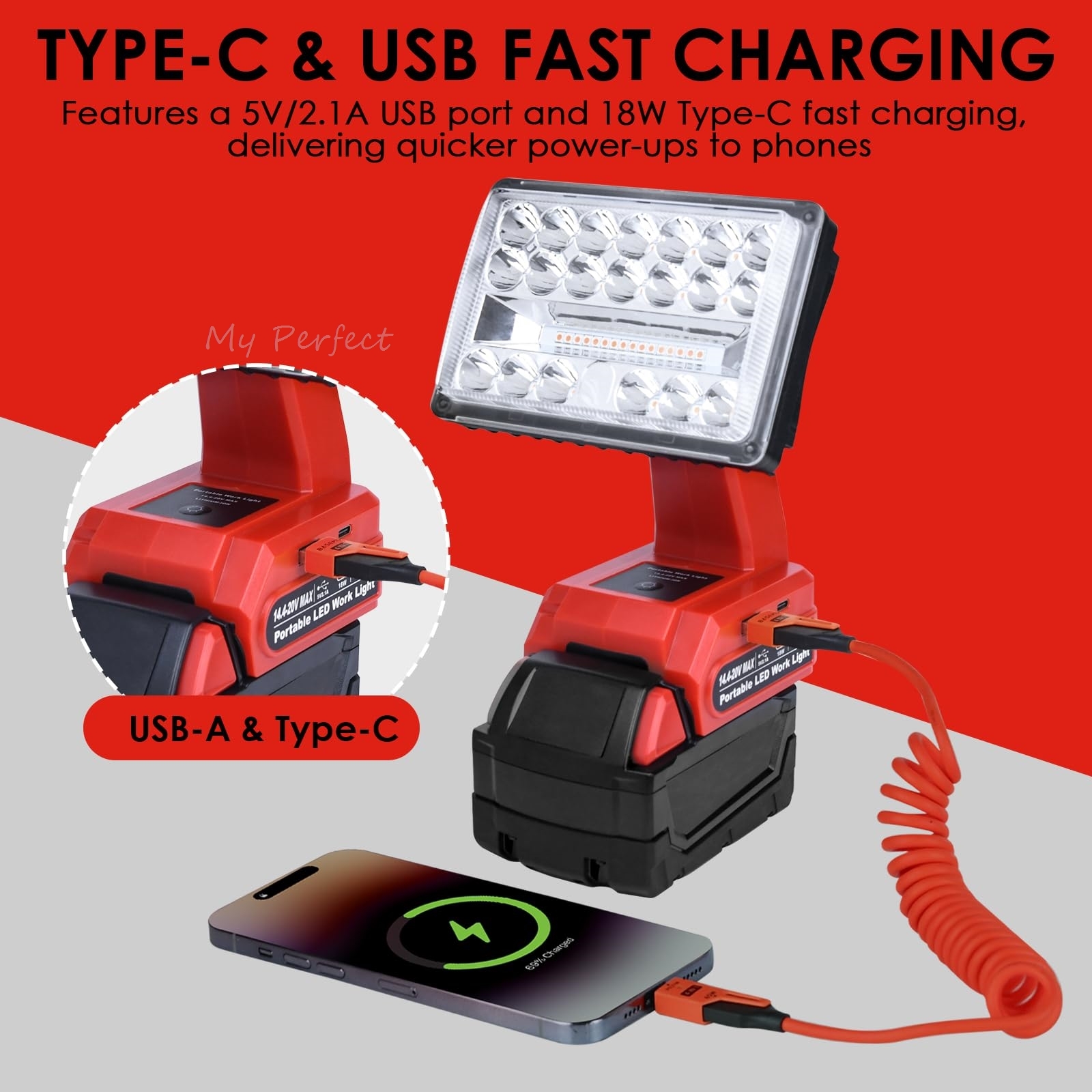 Portable Flashlight Compatible - Outdoor Camping Jobs ulasan dan harga
