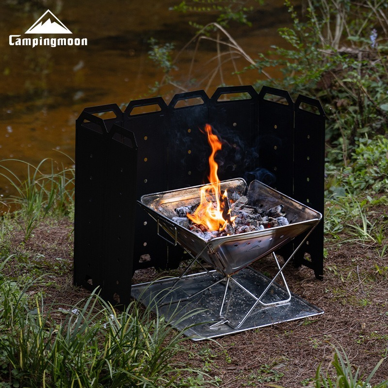 CAMPINGMOON YD-40 YD-50 Large  - Outdoor Camping Stove Wood ulasan dan harga
