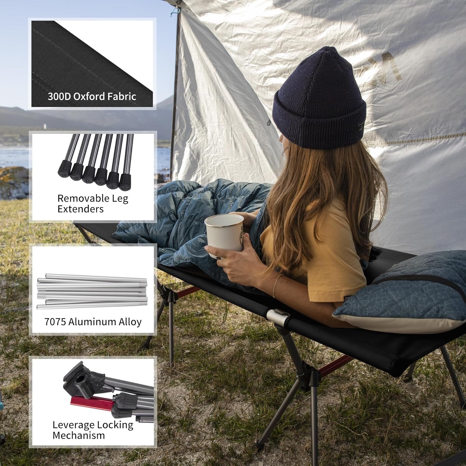 Naturehike Folding Camping Cot - Ultralight Ground Sheet ulasan dan harga