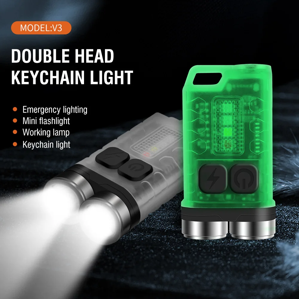 BORUiT V3 LED Keychain Portabl - Outdoor Camping Glamping ulasan dan harga