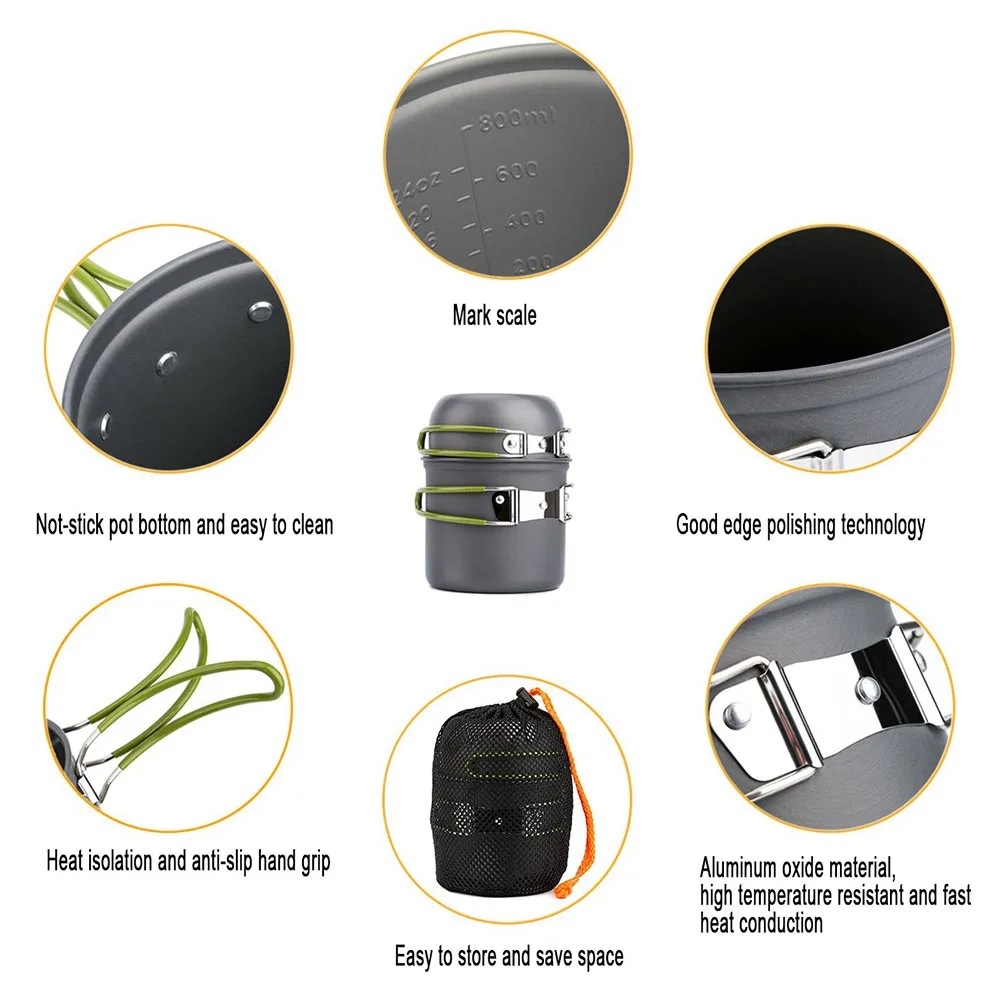 Camping Cookware Mess Kit Ultr - Outdoor Camping Uk ulasan dan harga