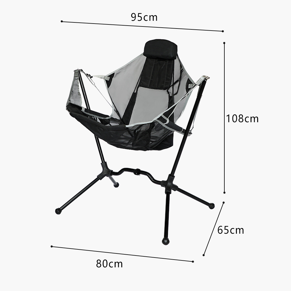 Portable outdoor camping swing - Outdoor Camping Rocking Chair ulasan dan harga