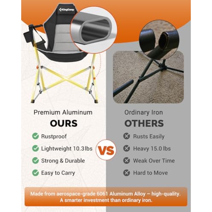 Hammock Camping Chair for Outd - Outdoor Camping Rocking Chair ulasan dan harga
