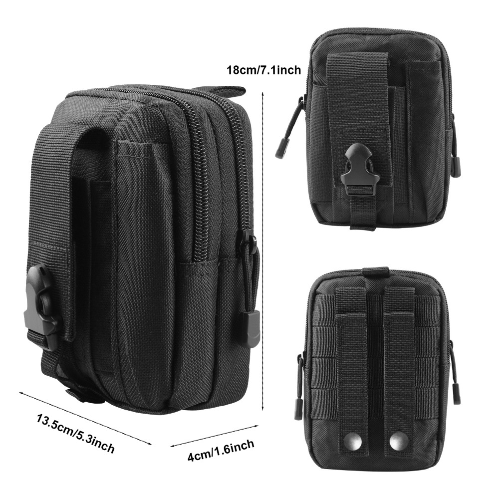 Tactical Waist Pouch Molle Wai - Outdoor Camping Gear ulasan dan harga