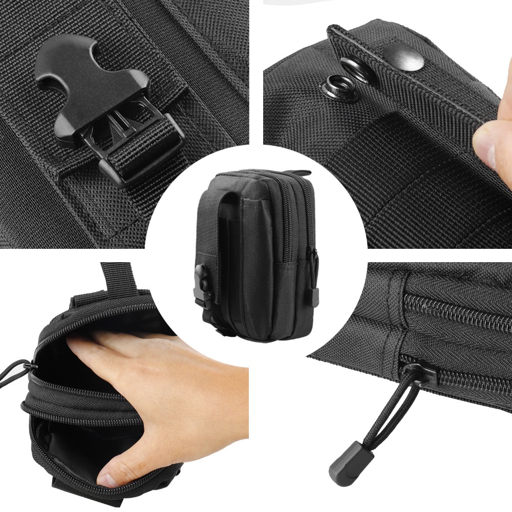 Tactical Waist Pouch Molle Wai - Outdoor Camping Gear ulasan dan harga