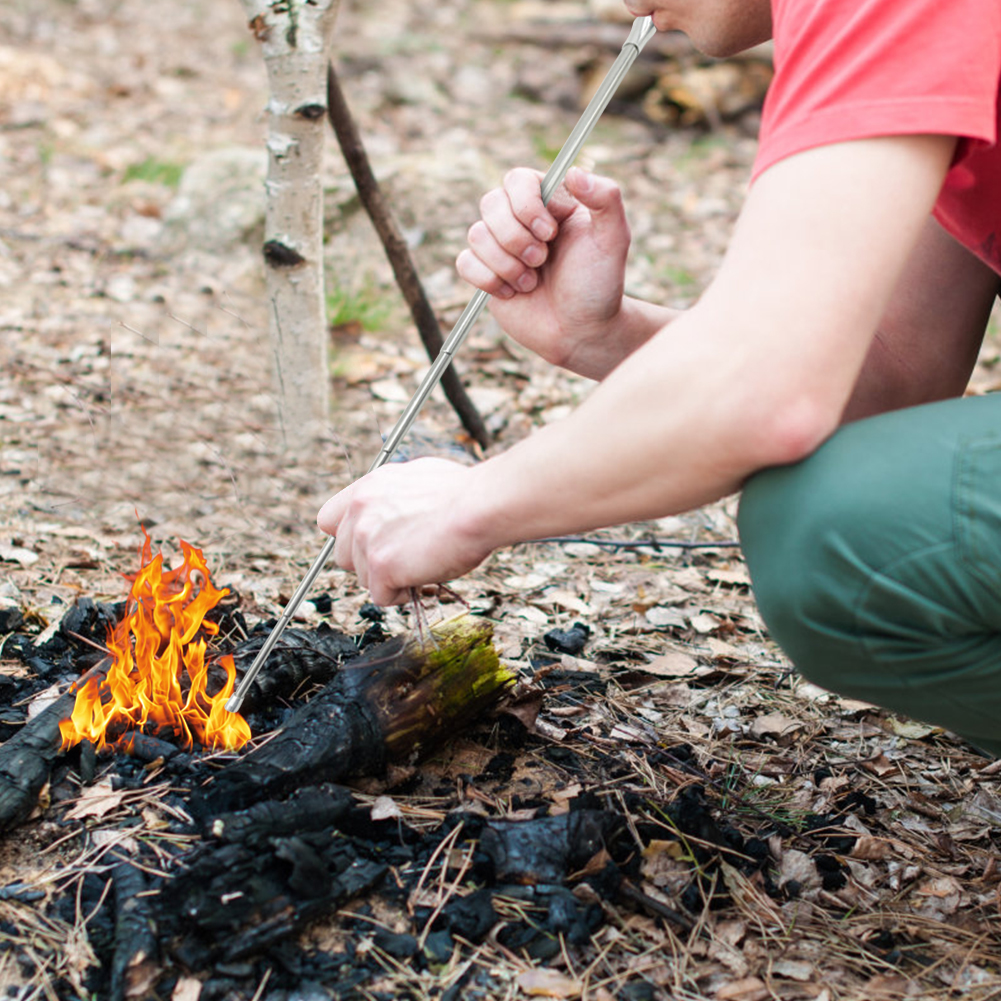 Outdoor Cooking Blow Fire Tube - Outdoor Camping Youtube ulasan dan harga