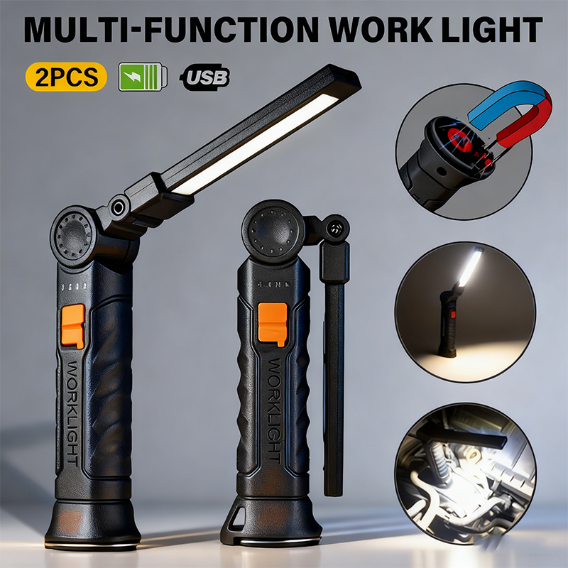 Portable COB LED Flashlight US - Outdoor Camping Glamping ulasan dan harga