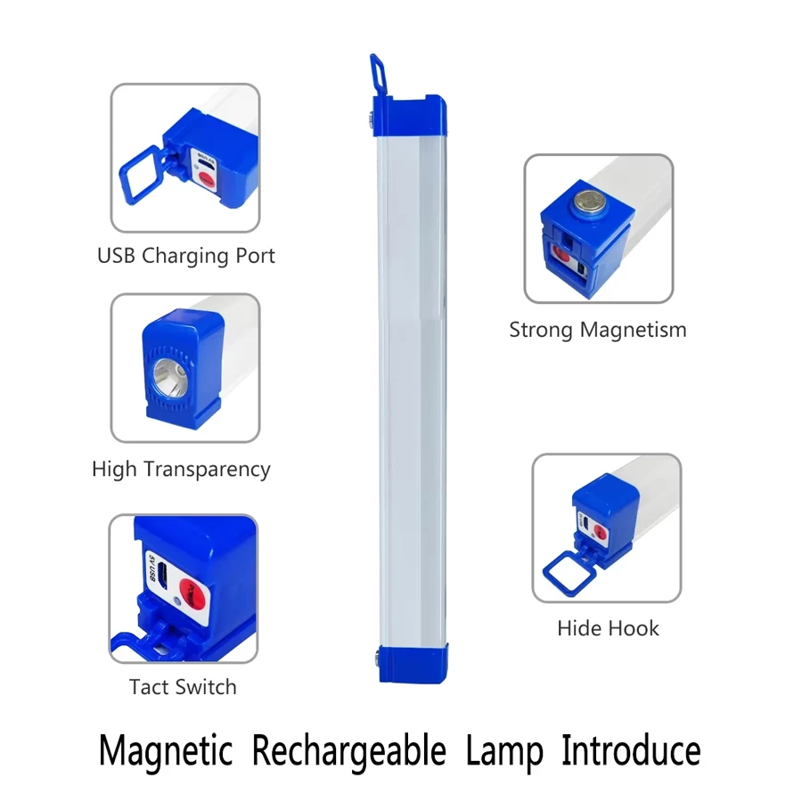 LED Bar light Rechargeable Tub - Outdoor Camping Youtube ulasan dan harga