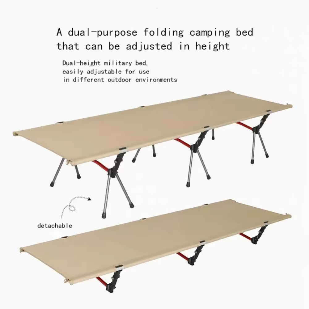 Folding Camping Cot with Stora - Outdoor Camping Sleeping Bag ulasan dan harga