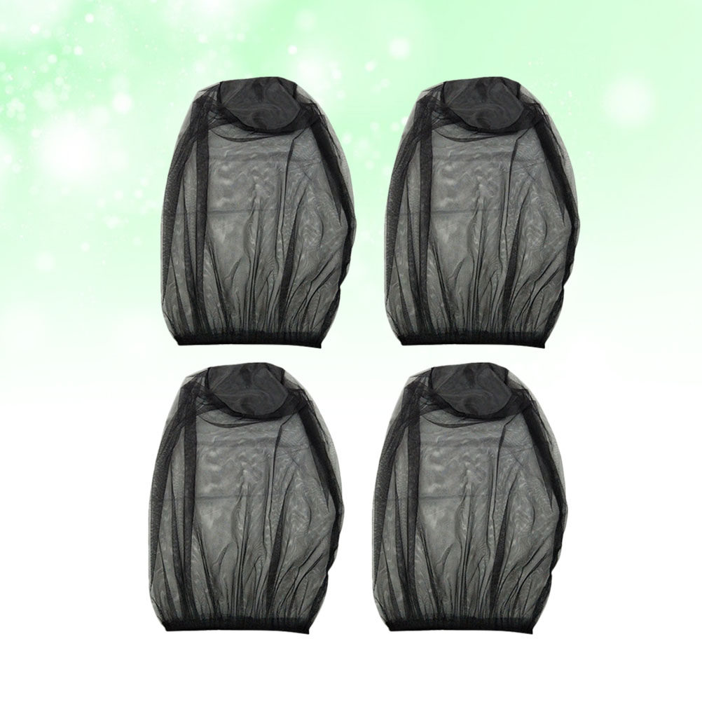 4Pcs Portable Face Net Mesh In - Outdoor Camping Hat ulasan dan harga