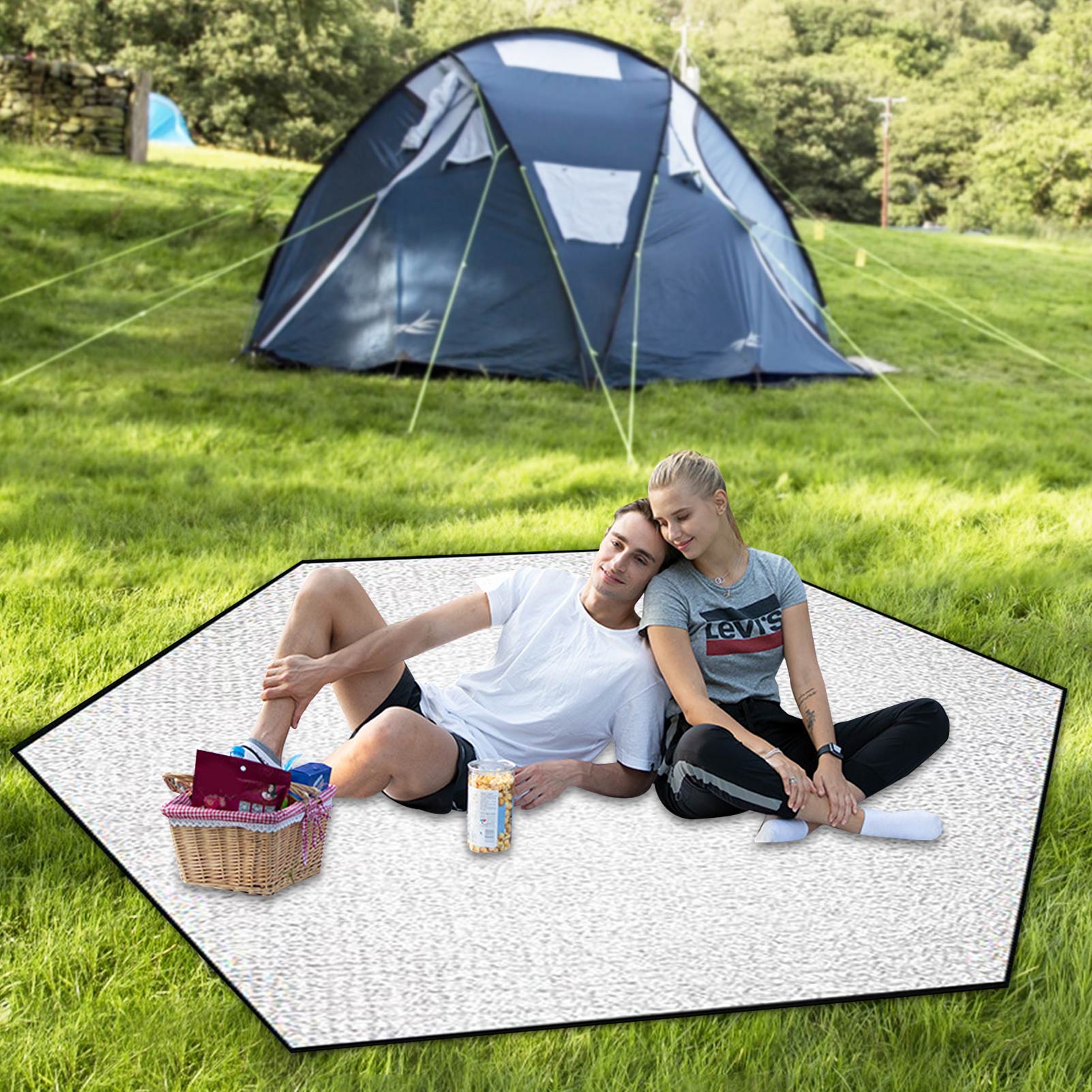 Waterproof Tent Mat Outdoor Ca - Ultralight Ground Sheet ulasan dan harga