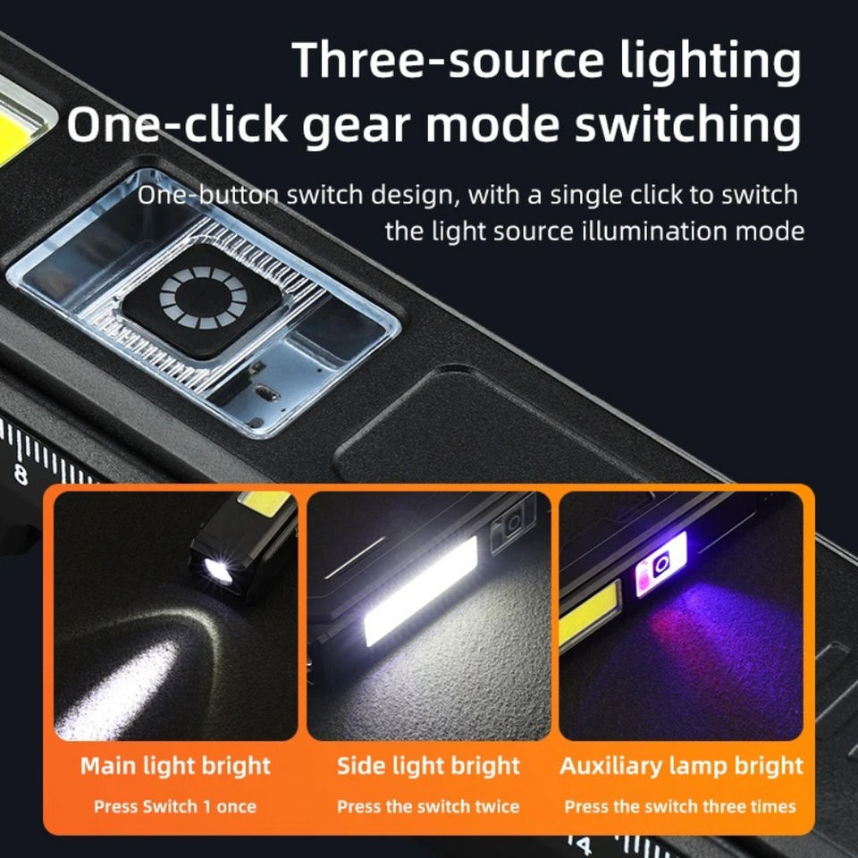 Rechargeable LED Flashlight Wo - Outdoor Camping Jobs ulasan dan harga