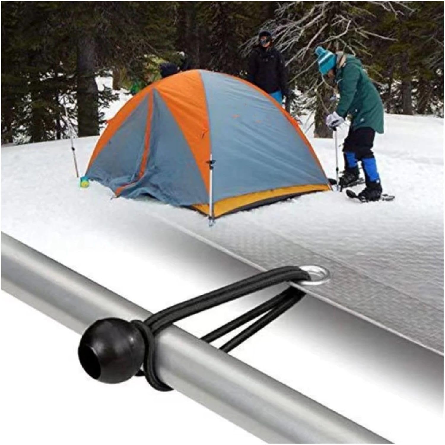 Tarp Bungee Balls Ties Portabl - Outdoor Camping Tarp ulasan dan harga