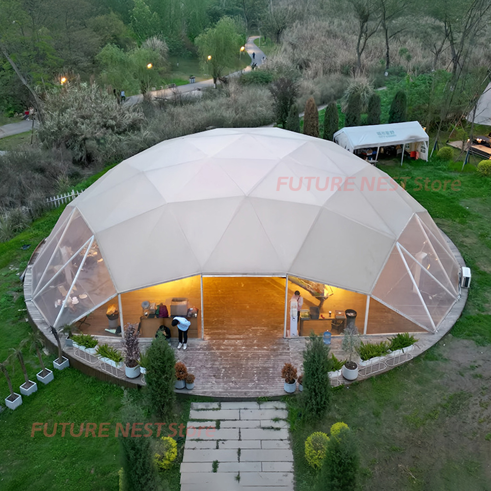 Glamping Geodesic Dome Tent Sp - Outdoor Camping Exhibition ulasan dan harga