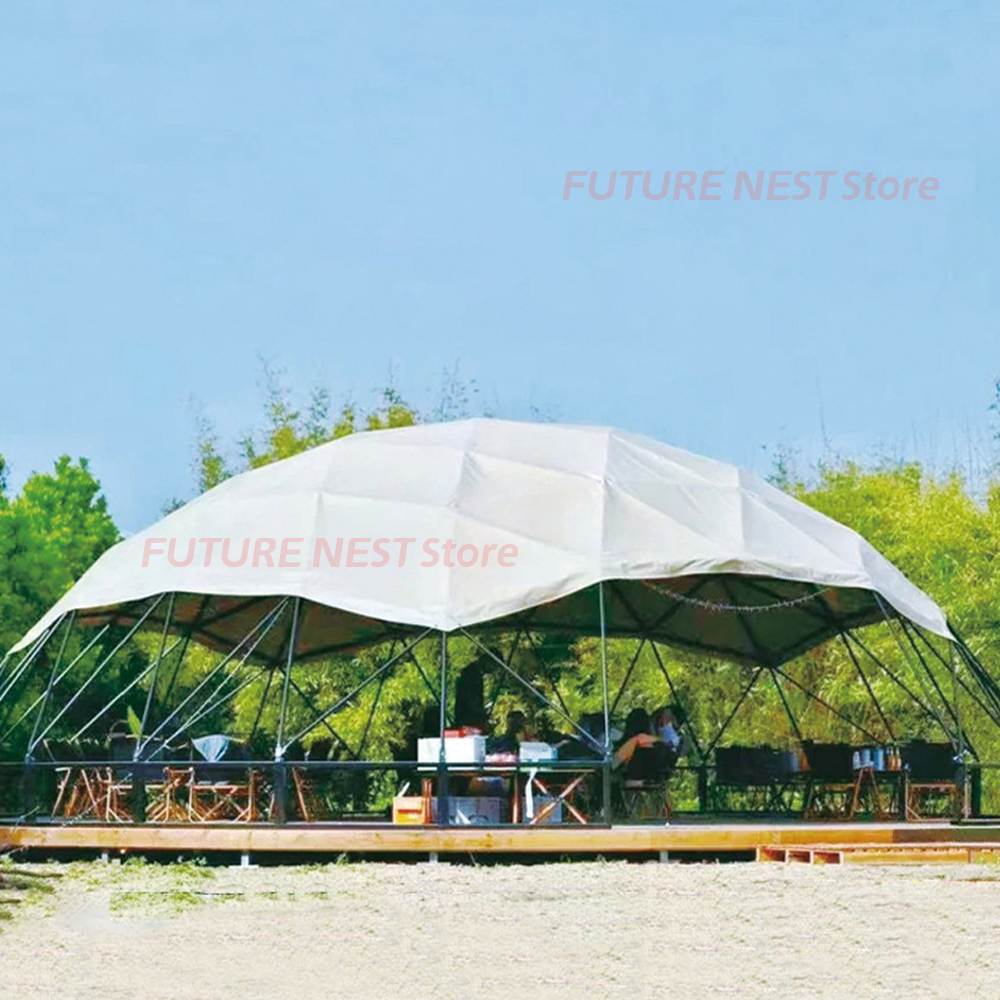 Glamping Geodesic Dome Tent Sp - Outdoor Camping Exhibition ulasan dan harga