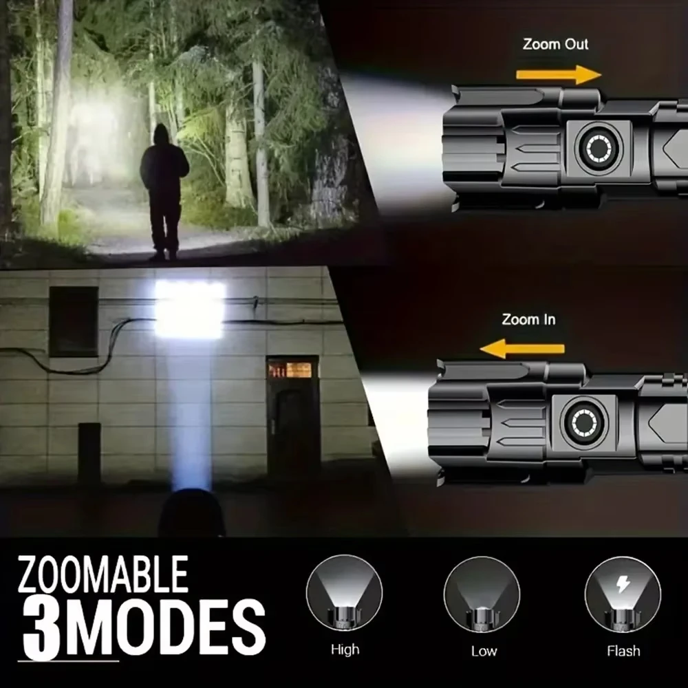 Super Bright LED Flashlight US - Outdoor Camping Glamping ulasan dan harga