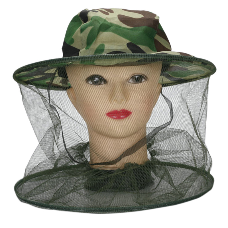 Anti Mosquito Fishing Cap Inse - Outdoor Camping Hat ulasan dan harga
