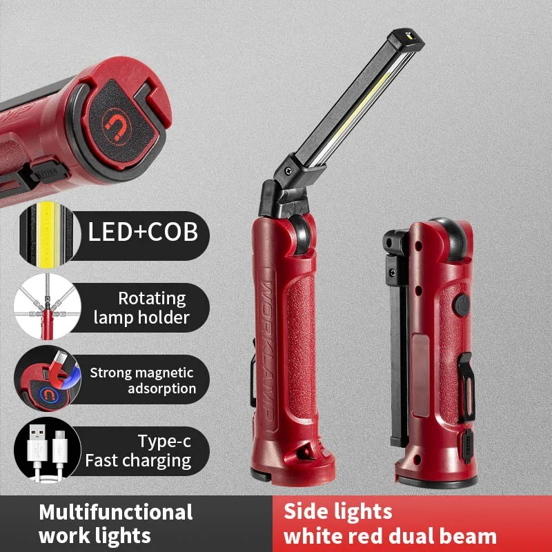 COB LED Work Light Rechargeabl - Outdoor Camping Glamping ulasan dan harga