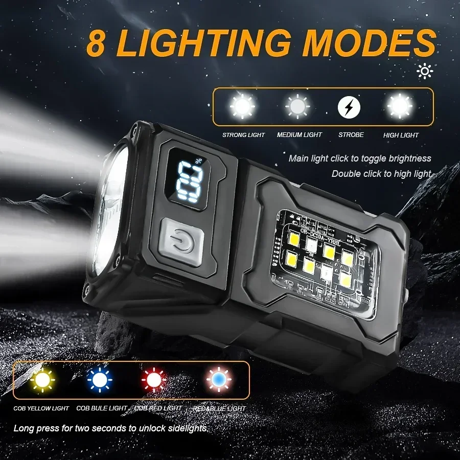 Mini USB Rechargeable LED Flas - Outdoor Camping Glamping ulasan dan harga
