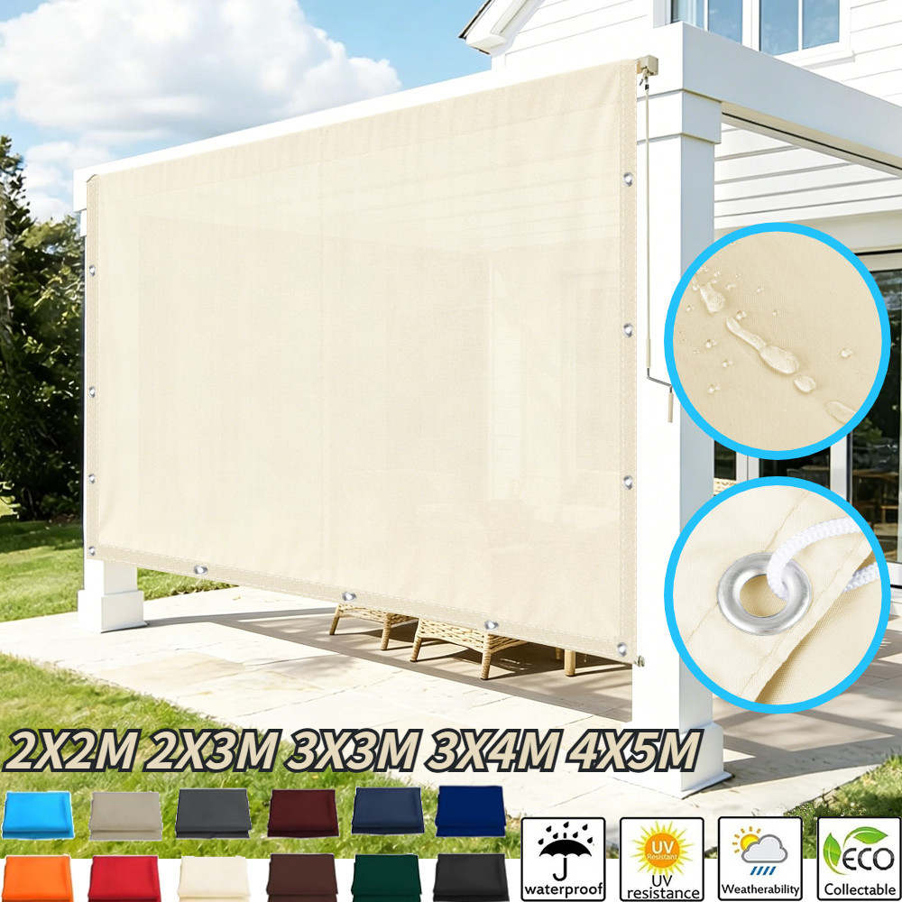 5x4m 4x3m 3x2m Garden Sun Shad - Outdoor Camping Tarp ulasan dan harga