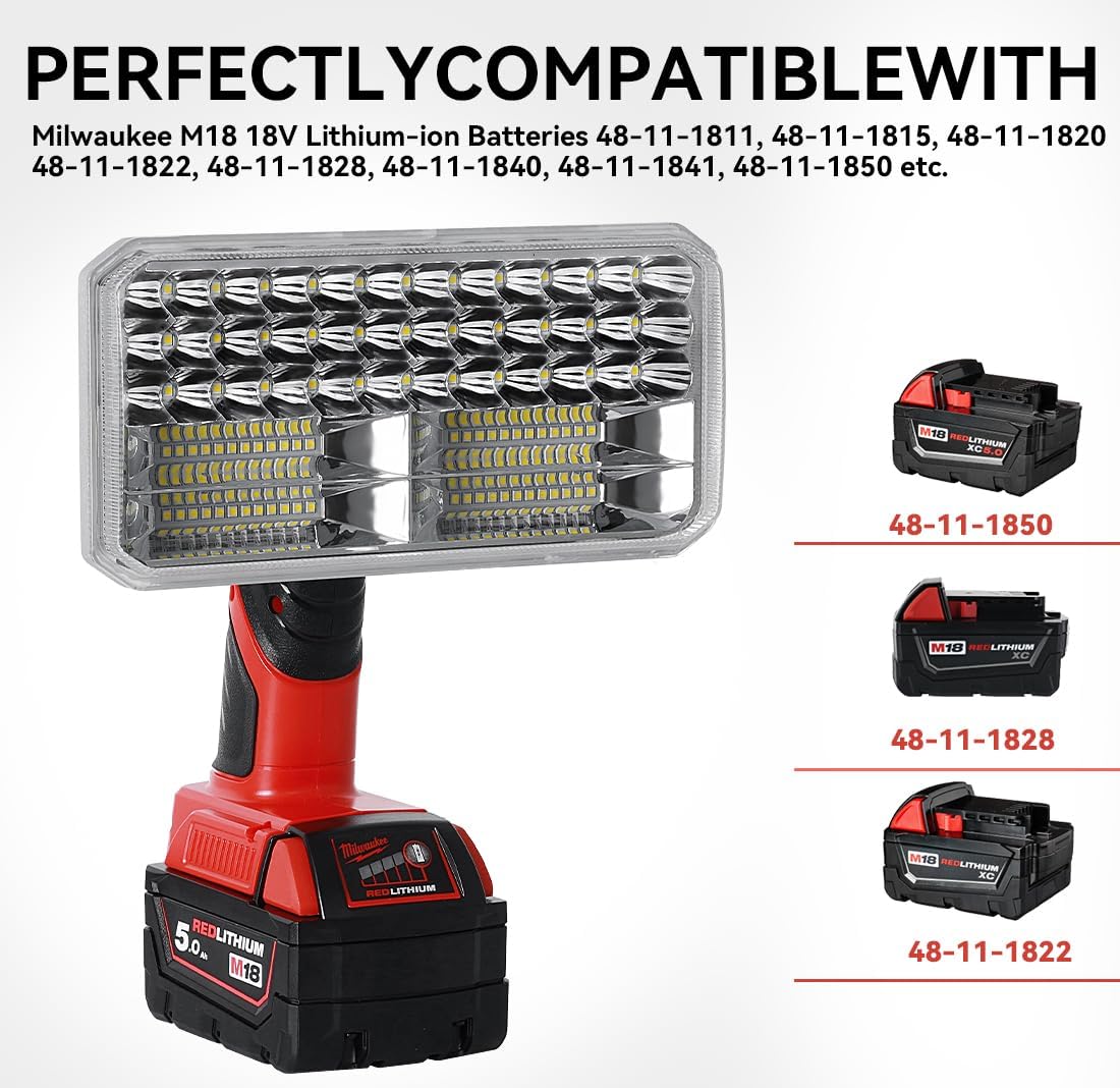 40W Cordless LED Flashlight fo - Outdoor Camping Jobs ulasan dan harga