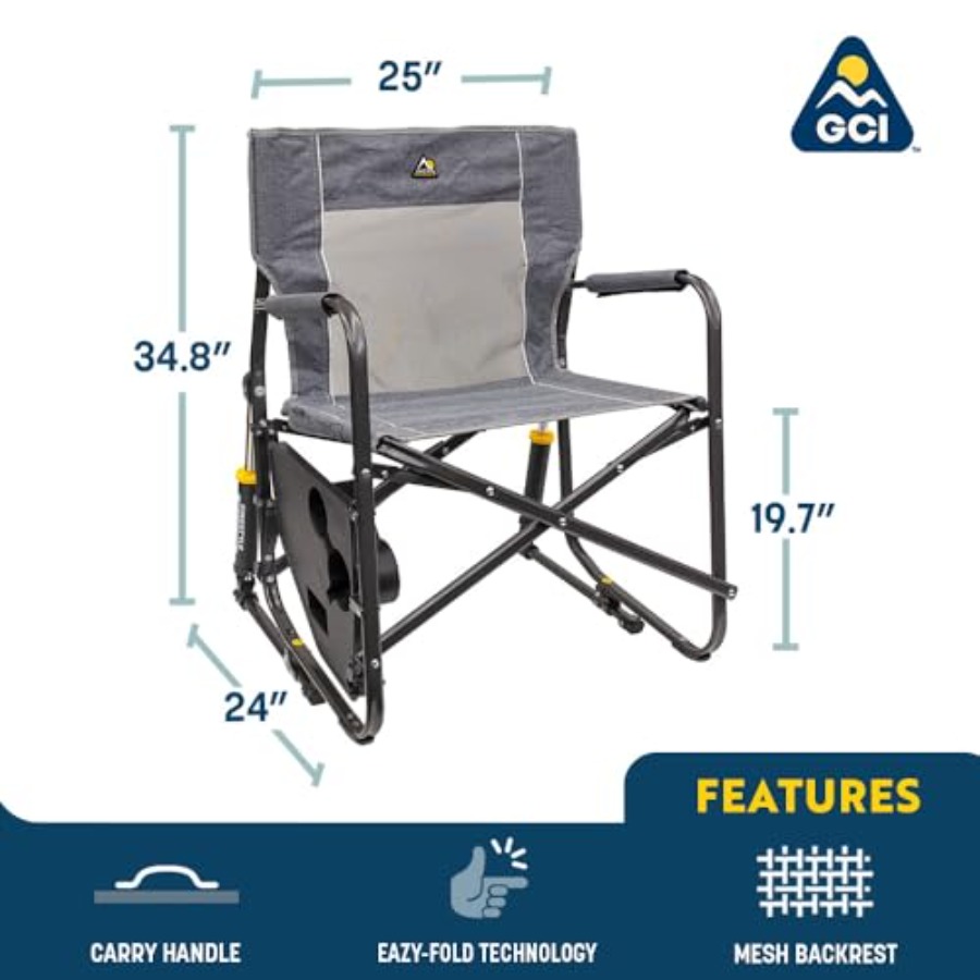 Portable Folding Rocking Chair - Outdoor Camping Rocking Chair ulasan dan harga