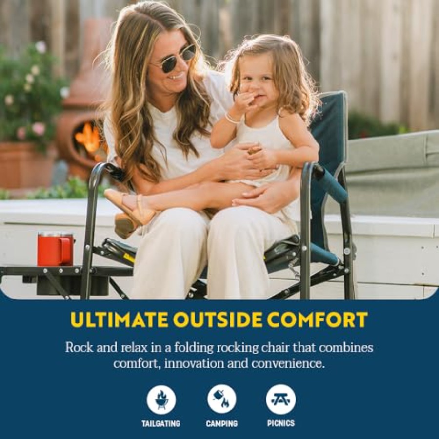Portable Folding Rocking Chair - Outdoor Camping Rocking Chair ulasan dan harga