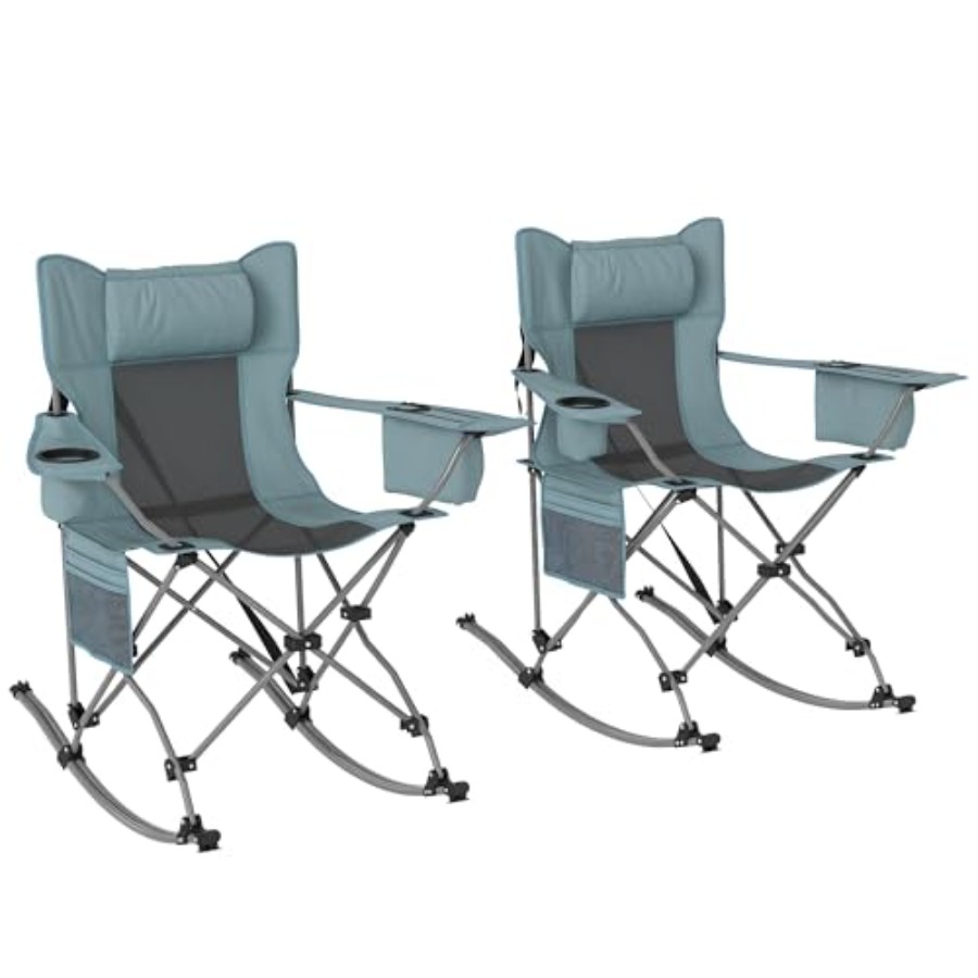 Folding Rocking Camping Chairs - Outdoor Camping Rocking Chair ulasan dan harga