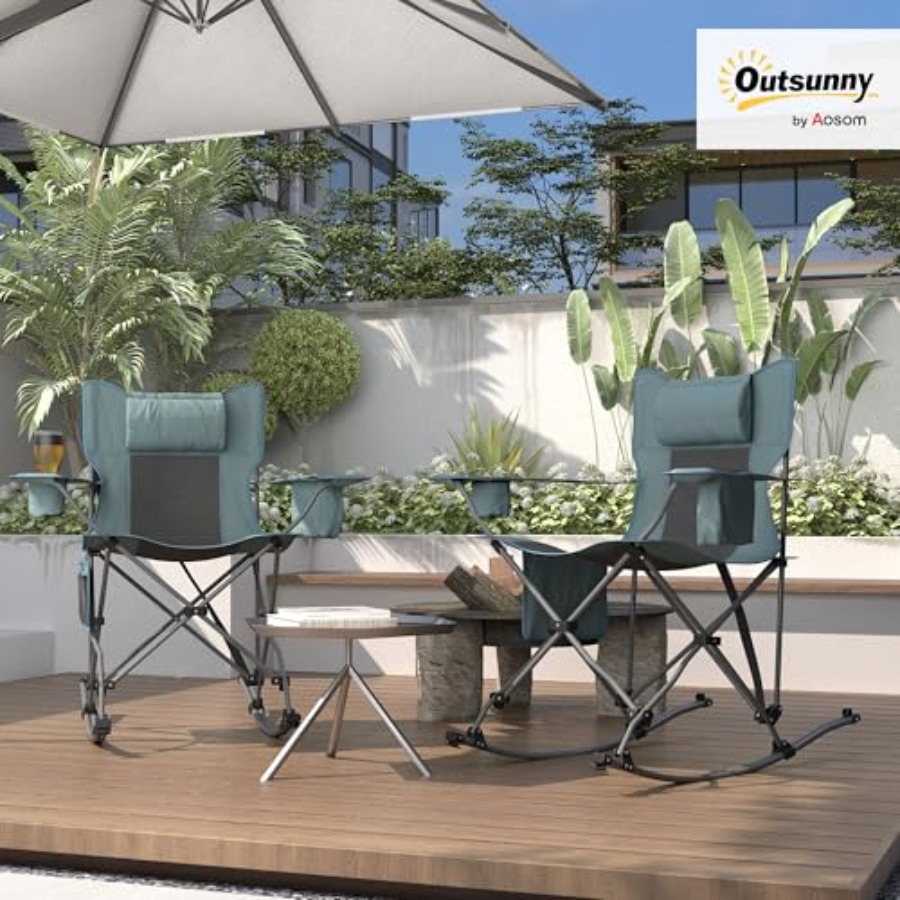 Folding Rocking Camping Chairs - Outdoor Camping Rocking Chair ulasan dan harga