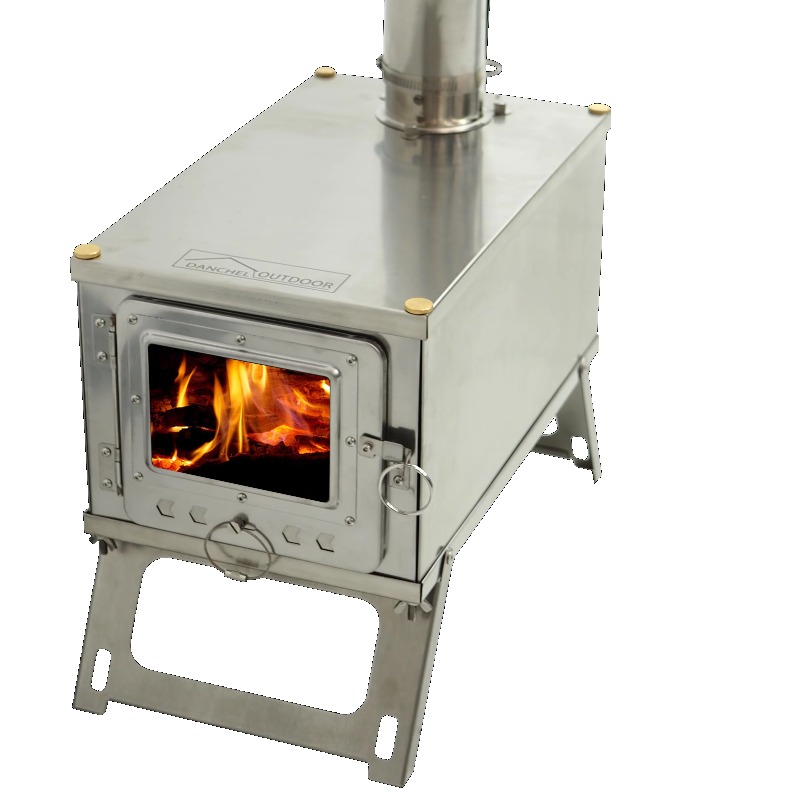 【Popular】DANCHEL S1 Foldable T - Outdoor Camping Stove Wood ulasan dan harga