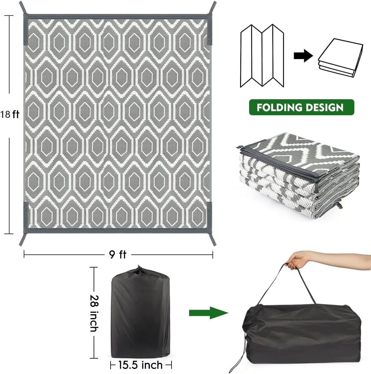 9x18 Outdoor Rug Waterproof Re - Outdoor Camping Rugs 9X18 ulasan dan harga