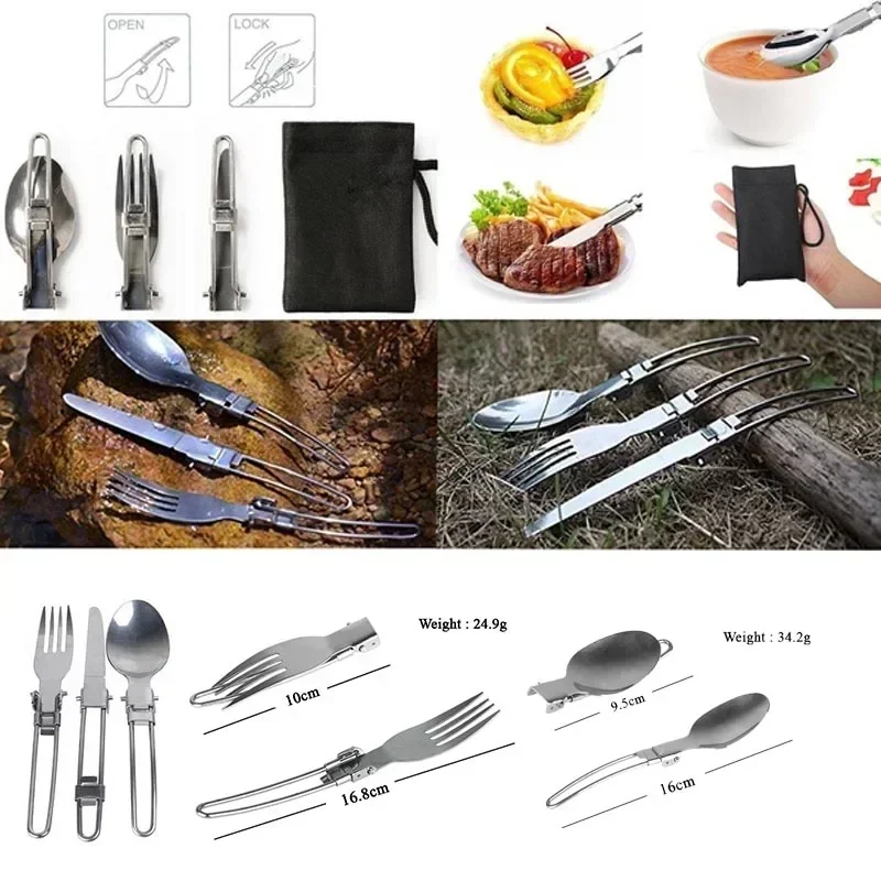 New Camping Pot  Portable Outd - Outdoor Camping Kitchen Set ulasan dan harga