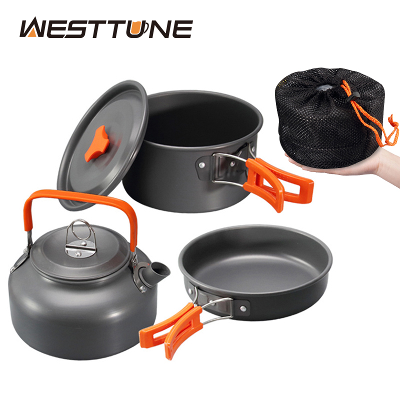 WESTTUNE Camping Cookware Kit  - Outdoor Camping Uk ulasan dan harga